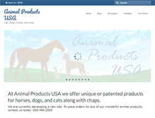 Tablet Screenshot of animalproductsusa.com